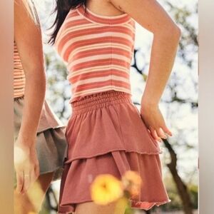 Aerie Weekend Ruffle Mini Skirt Medium